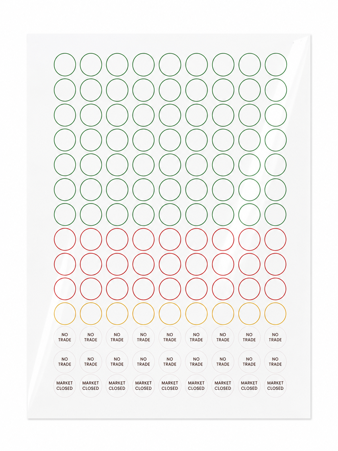 Trading Sticker Sheet